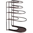 thumbnail image 2 of Heavy Duty Pan Organizer, Extra Large 5 Tier Rack - Holds Cast Iron Skillets, Dutch Oven, Griddles - Durable Steel Construction&nbsp;- Bronze 15.4-inch, 2 of 6