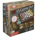Ideal Premium Wood Cabinet 15 Game Set