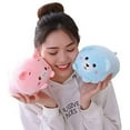 thumbnail image 5 of Kiddopark 8 inch Cute Pink Pig Plush Stuffed Animal Cylindrical Body Pillow,Super Soft Cartoon Hugging Toy Gifts for Bedding, 5 of 8