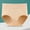 Beige, variant on Women's Polyester,Spandex Grey nylon underwear Ladies New Solid Color Front Buckle Underwear With Insertable Buttons Soft Cotton Vest Large Size Bra