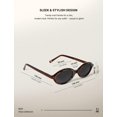 thumbnail image 4 of Gafas de Sol TIJN Olisa Retro Ovaladas Polarizadas UV400 50mm Color Café, 4 of 8