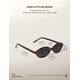 thumbnail image 4 of Gafas de Sol TIJN Olisa Retro Ovaladas Polarizadas UV400 50mm Color Café, 4 of 8