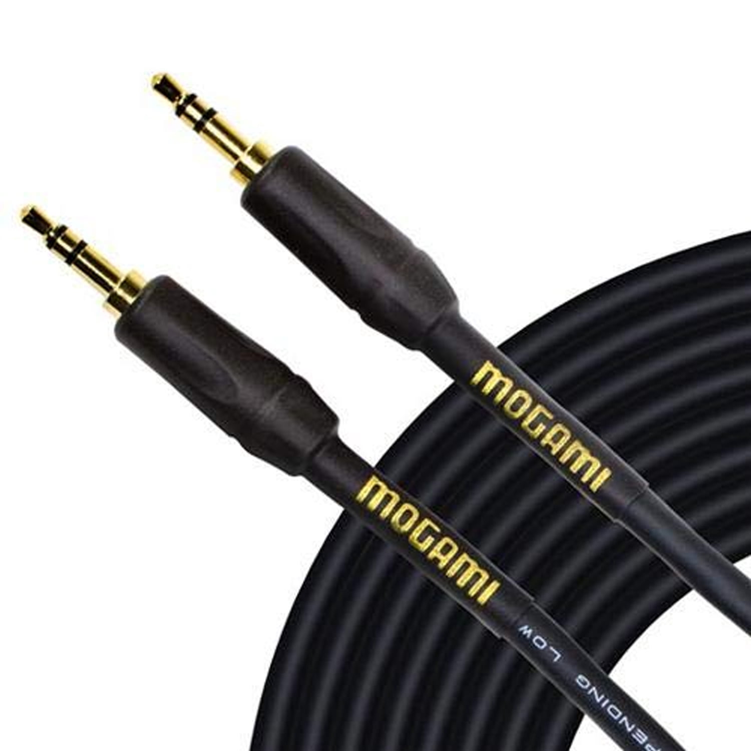Mogami Gold 3.5-3.5-03 Stereo Audio Patch Cable, 3.5mm TRS Male Plugs, Gold Contacts, Straight Connectors, 3 Foot