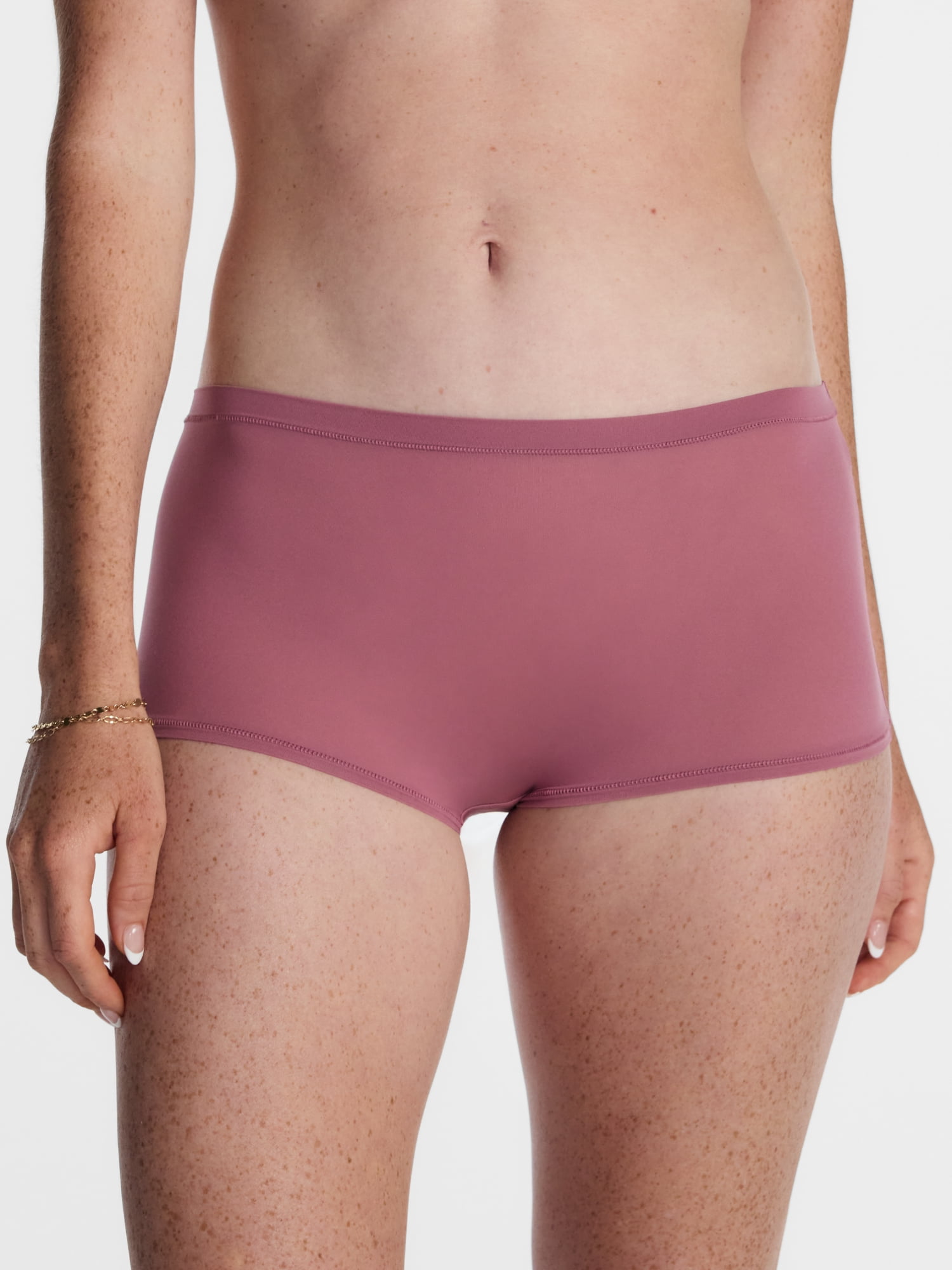 No Boundaries Women's Fit Stretch Boyshort Panties, 3-Pack, Sizes XS-3XL