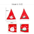 thumbnail image 2 of Christmas Hats for Adult Kids Winter Plush Xmas Santa Hats Cap New Year Festive Party Holiday Gift, 2 of 5