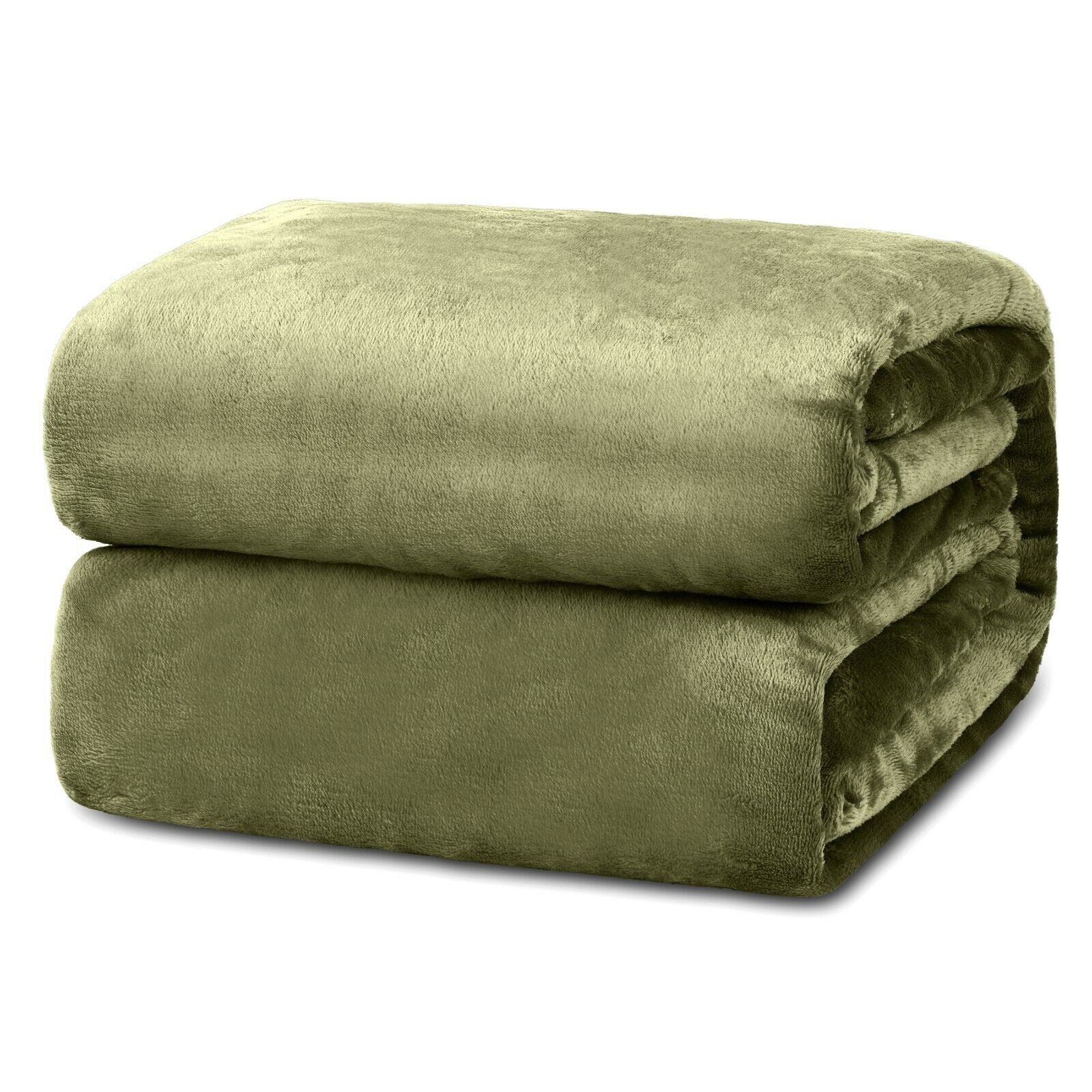 Faux Fur Fleece Throw Blanket - Soft Warm Mink Style, Double & King Sizes