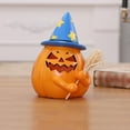 thumbnail image 4 of REK Citrouille Citrouilles Éclairées Lampe d'Halloween Décorative Découpée Parfaite pour Intérieur et Extérieur, 4 of 6