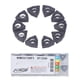 thumbnail image 3 of 10 Uds. Insertos de torneado de carburo CNC inserto de torno para reemplazo de portaherramientas de torneado Indexable WCMX06T308FX VoborMX herramienta, 3 of 8