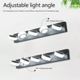 thumbnail image 3 of Miniyam Hard-Wired Vanity Light, 5-Light Modern Acrylic Wall Fixture for Bathroom Mirror Lighting, 3 of 7