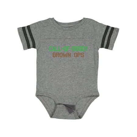 

Inktastic Call of Doody: Brown Ops Gift Baby Boy or Baby Girl Bodysuit