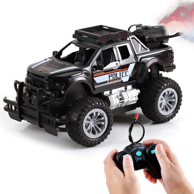Remote Car,Off-road Vehicle Car Toy Led Car Remote Car 1 18 Terrain Spray All With Led 18 Scale Vehicle With Kids