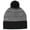 Black, variant on Top Headwear Heather Pom Pom Beanie - True Red