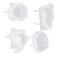 thumbnail image 4 of Molde de silicona, 4 piezas, molde para gatos, molde artesanal hecho a mano, molde para gatos, diseño aerodinámico, 4 of 12