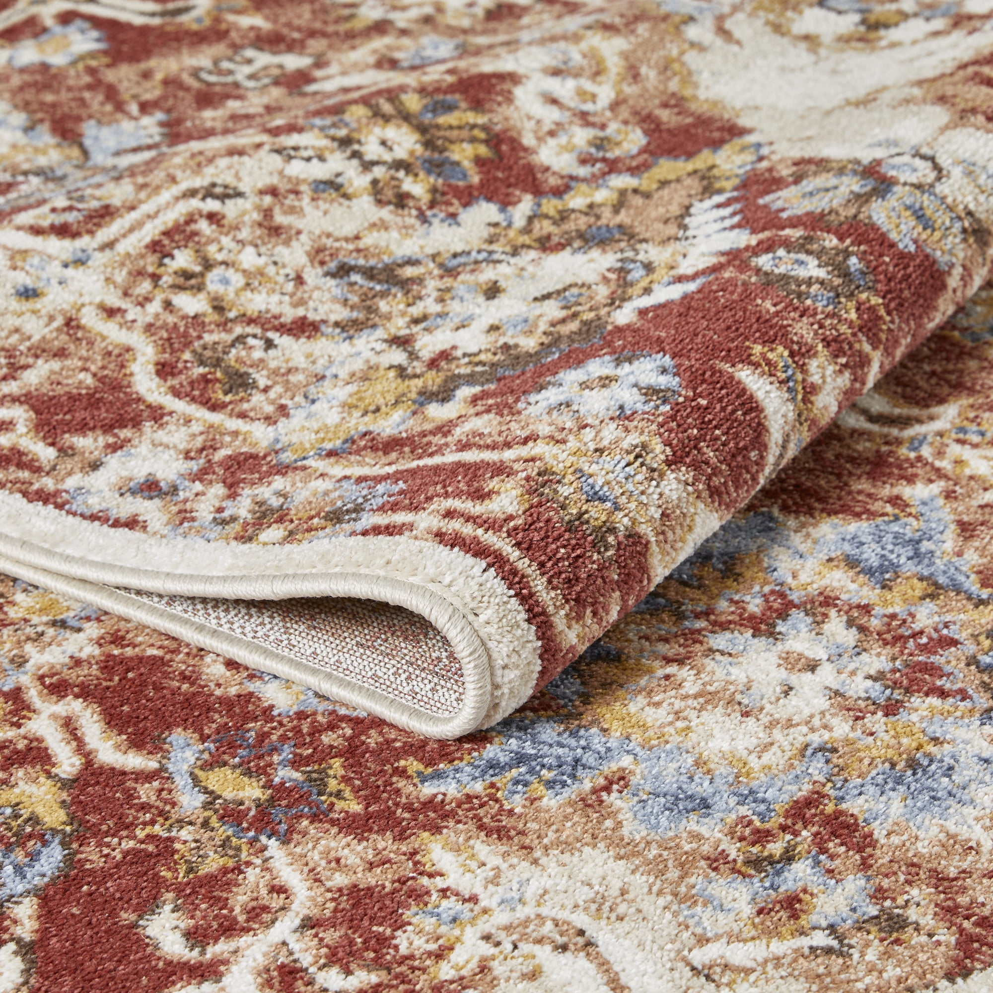 Loomaknoti Alsbrooke Amibell 9' x 12' Orange/Red Tribal Indoor Area Rug