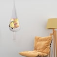 thumbnail image 3 of Yesbay Stuffed Animal Net with Hook Cotton Rope Hand Woven Light String Luminous Decoration Strong Plush Toy Wall And Ceiling Hanging Mesh Home Organizer, 3 of 7
