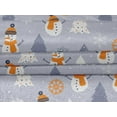thumbnail image 5 of oneOone Velvet Coin Gray Fabric Christmas Winter Theme Diy Clothing Quilting Fabric Print Fabric By Yard 58 Inch Wide, 5 of 7