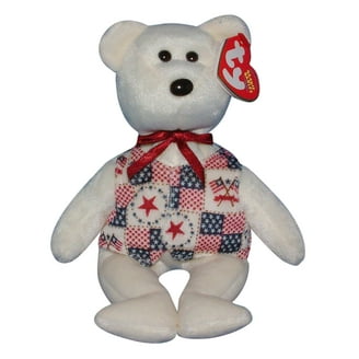TY Beanie Baby - SENNA-KUN the Dog ( Brown Paws & Red Heart