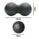 thumbnail image 5 of Juego de pelota de masaje deportiva de maní y pelota de masaje redonda: muy adecuada para tejido muscular profundo, puntos gatillo y liberación miofascial, fascitis plantar, presión, 5 of 8
