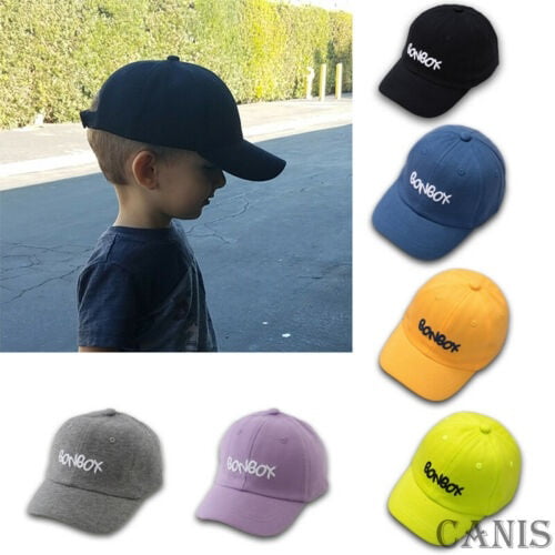 Boys Kids Summer Hat Cap Baseball Hat Blue 100% Cotton Size 46-50 Age 1-4 Years 
