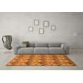 thumbnail image 3 of Ahgly Company Indoor Rectangle Abstract Orange Modern Area Rugs, 7' x 10', 3 of 4