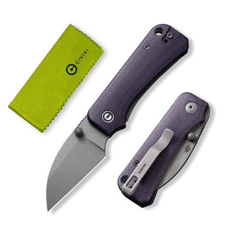 CIVIVI Pocket Folding Knife Baby Banter Wharncliffe 2.32 Nitro-V Blade Small Knife C19068SC-2