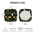 thumbnail image 6 of Lsque Halloween Printed Square Couch Cushion Covers, Floral Sofa Cushion Covers Replacement, Stretch Couch Covers for Couch-16.9in, 6 of 9