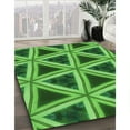 thumbnail image 2 of Ahgly Company Indoor Square Patterned Green Area Rugs, 8' Square, 2 of 6