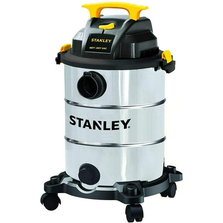 Stanley 8 Gallon, 4 PHP Stainless Steel Wet/Dry Vacuum SL18117