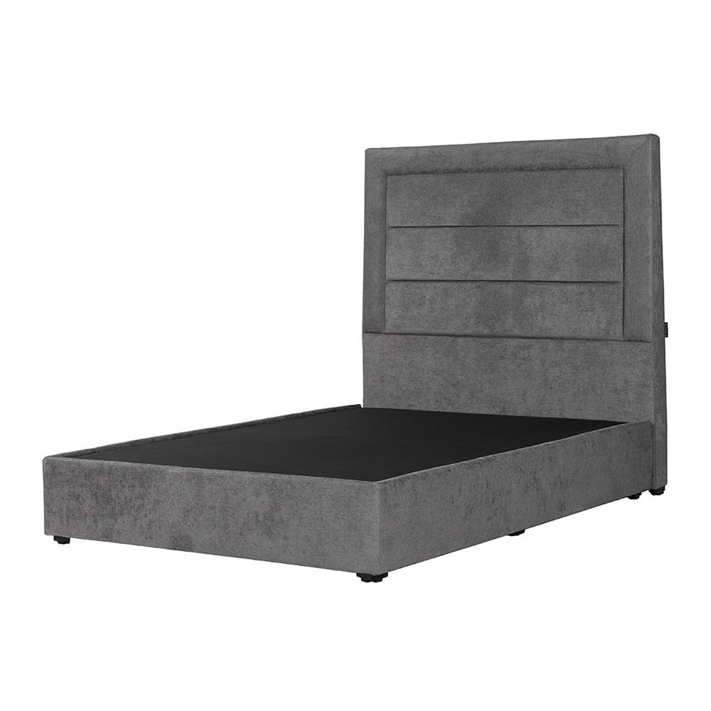 Box Base cama Individual + Cabecera Blend Gris Oscuro DICASA | Walmart ...