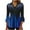 a6#Navy, variant on Ichuanyi3/4 Length Sleeve Womens Tops Summer Comfortable Blouses V-Neck T-Shirts Dressy Casual Tops