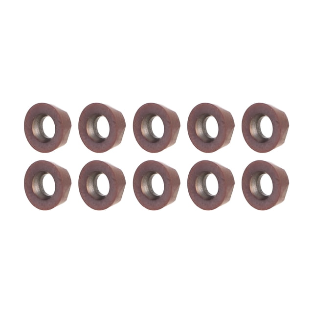10 Piezas Insertos de Torneado Insertos de Carburo Recubiertos Redondos con Caja de Almacenamiento para Mecanizar Acero Hierro Fundido Aluminio Cobre Latón Plástico ANGGREK Otros