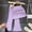 Purple, variant on Juslio Girls Pants Casual Unisex Child MidLarge Summer Outfit Flared Suit Loose Thin Design Flare Leggings