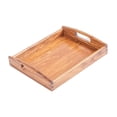 thumbnail image 4 of Bandeja organizadora de mesa rectangular, despensa, centro de mesa, encimera, regalo de boda, decoración de granja, bandeja de madera con 2 asas para pequeño perfecl bandeja de almacenamiento, 4 of 8