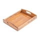 thumbnail image 4 of Bandeja de madera multiusos con 2 asas, regalo de boda, cocina, plato de madera, encimera, platos rectangulares para servir, bandeja para servir para pequeño BLESIY bandeja de almacenamiento, 4 of 8