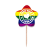 thumbnail image 1 of Matasellos de LGBT Arcoiris de amor Selección de pastelitos Star lable Flag en palillos de dientes, 1 of 3