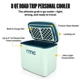thumbnail image 4 of RTIC 8 Qt 12-Can Road Trip Ice Chest Cooler, Fresh Mint/Marine, 4 of 9