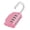 1P, Pink, variant on Combination Lock, 4 Digit Combination Padlock Outdoor, School Lock, Gym Locks (Pink)