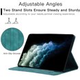 thumbnail image 2 of Tablet Case for Samsung Galaxy Tab A9 8.7" 2023 SM-X110 / SM-X115, Butterfly Pattern PU Leather Folio Case with Card Holder, Flip Stand Shell Shockproof Full Protection Case, Lightblue, 2 of 8