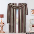 thumbnail image 5 of Woven Trends Ombre Curtains, Valances for Windows, Luxurious Scarf Valance, Voile Semi-Sheer Window Curtains, Livingroom, Bedroom or Kitchen, 144" x 50" Extra Long Scarf, Burgundy, 5 of 7