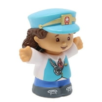 Replacement Part for Collectible Fisher-Price Little People Airport School Zoo Train or Dollhouse Playset DYF20 - Replacement Train Conductor Figure