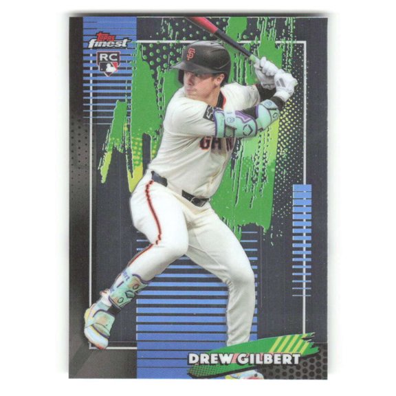 Collectible 2026 Topps Finest #53 Drew Gilbert RC Rookie San Francisco Giants MLB Baseball Base Trading Card