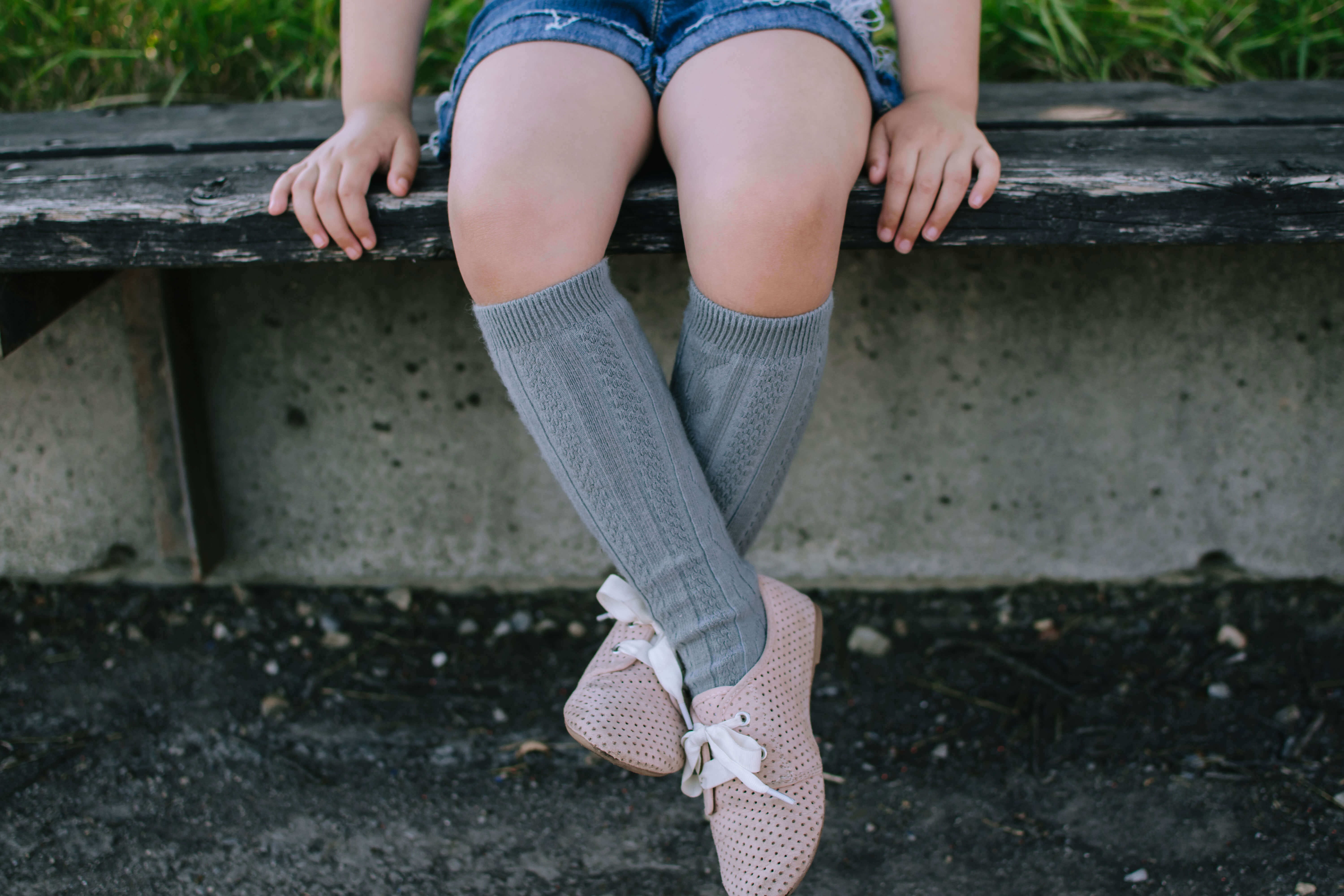 Girls Knee High Cable Knit Acrylic School Socks 4-Pack, Sizes 4-14