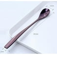 thumbnail image 3 of GROWTH TANK Plain Spoon Stainless Steel Meal Spoon Iced Cheese Tea 7 Colors - Golden 2, 3 of 9