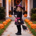 thumbnail image 6 of Women Halloween Costume Outfit With Tulle Skirt, Witch Hat And Coordinated Accessories For Costume Parties, Dance Events, Stage Performances, Photo Sessions, Parades And Dress Up Events, 6 of 7