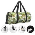 thumbnail image 4 of Bingfone Green Hawaii Palms Print Gym Duffle Backpack for Men Women,Travel Weekender Carry-On Bags with Detachable Back Pack Straps for Traveling Overnight Climb Sports, 4 of 7