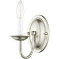 thumbnail image 2 of 4.25 inch 1 Light Brushed Nickel Wall Sconce with Steel base material, 2 of 8