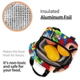 thumbnail image 6 of Lsque Mario Print Insulated Lunch Bag with Thick Aluminum Foil Lunch Tote Bag with Front Pocket for Men and Women, Ideal for Work, School, Picnics, and Travel, 6 of 8