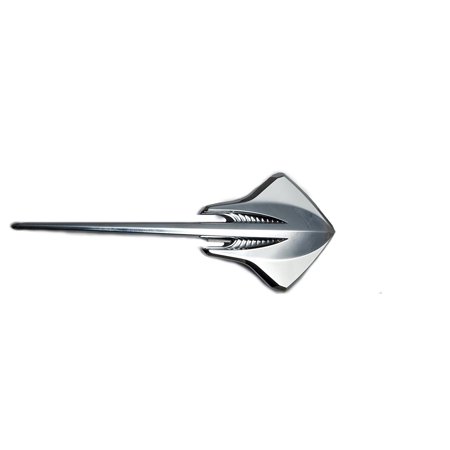 Pearl Genuine Fender - 2014 C7 Corvette Stingray OEM Stingray Fender Emblem, Easy peel and stick installation onto fenders, interior, scoops, and more! By Genuine GM