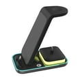 thumbnail image 2 of Edgergery 15W Fast Charging Vertical Wireless Charger Suitable For Mobile Phones, Watches, Headphones, Three In One Wireless Charger, 2 of 2