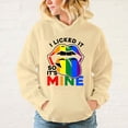 thumbnail image 4 of Nueva sudadera con capucha con estampado Lgbt I Licked It So It'S Mine para mujer y hombre, sudadera de manga larga informal, sudadera Harajuku, 4 of 5